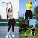 Women’s Pickleball Skirted Leggings with Pockets