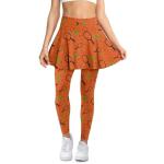 Women’s Pickleball Print Leggings with Skirt and Pockets