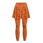 Women’s Pickleball Print Leggings with Skirt and Pockets