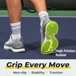 FitVille Men's Lightweight Wide Pickleball Shoes