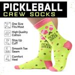 Funny Pickleball Socks for Men and Women