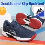 Men's Pickleball Court Sneakers with Wide Toe Box