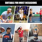 4 Pack Cotton Sweatbands for Pickleball & Sports