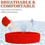 Orange Sweatbands Set for Pickleball and Sports