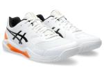 ASICS Men's Gel-Dedicate 8 Pickleball Shoes, White/Orange