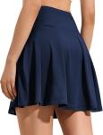 ZUTY Women's High Waisted Navy Blue Skort