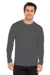 Opna Men's Long Sleeve Athletic Shirts - Iron Grey