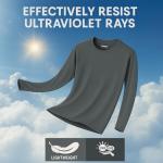 Opna Men's Long Sleeve Athletic Shirts - Iron Grey