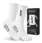 Cushioned Pickleball Socks with Grip & Arch Support