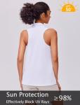 Womens Quick Dry Sleeveless Tennis Polo Shirt