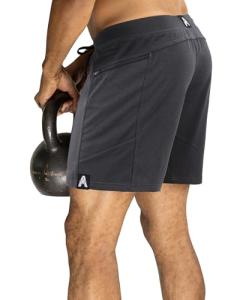 Anthem Athletics Men's Hyperflex Workout Shorts - Volcanic Black