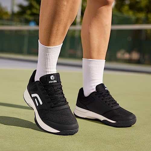 Men's Wide Arch Support Pickleball Tennis Shoes