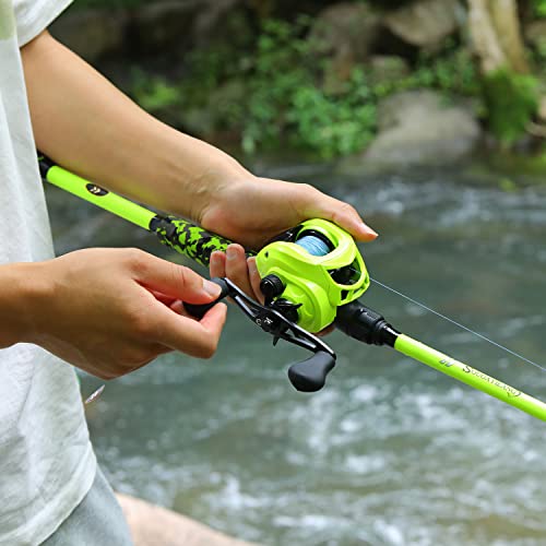 Sougayilang Baitcasting Fishing Rod & Reel Set