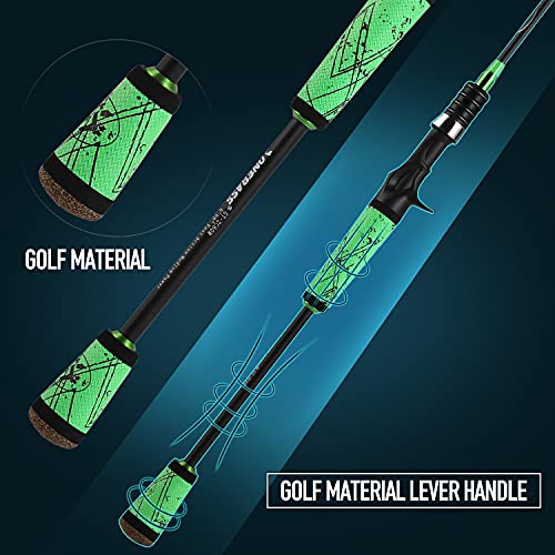 One Bass 24-Ton Carbon Fiber Fishing Pole Spinner