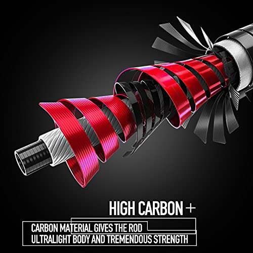 One Bass 24-Ton Carbon Fiber Fishing Pole Spinner