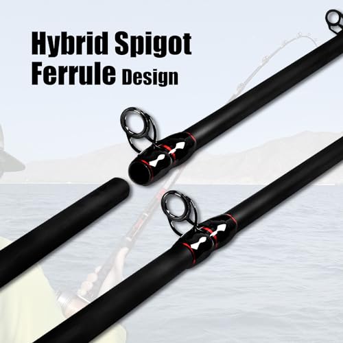 Fiblink 10ft Surf Casting Graphite Baitcasting Fishing Rod