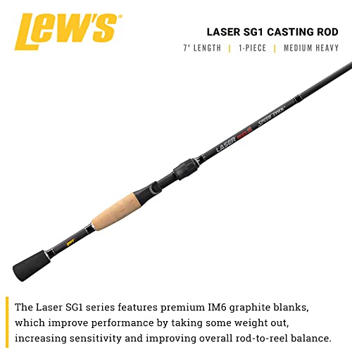 Lew's Laser SG1 7' 1-Piece Casting Fishing Rod