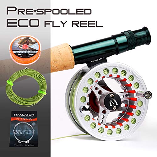 Maxcatch Extreme Fly Fishing Combo 5wt, 9‘0“ 4pc
