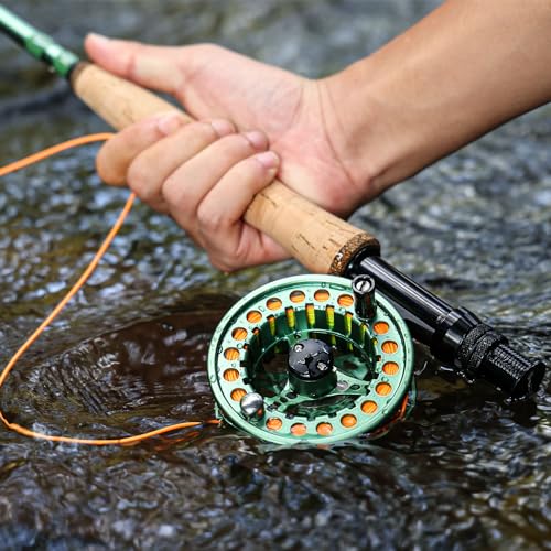 Sougayilang Fly Fishing Combo, 4 Piece Rod & Reel