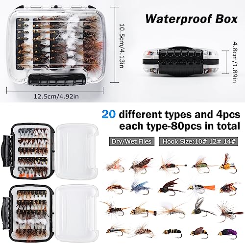 Goture Fly Fishing Rod/Reel Combo with Accessories Set