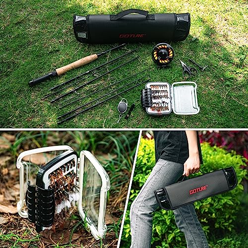 Goture Fly Fishing Rod/Reel Combo with Accessories Set