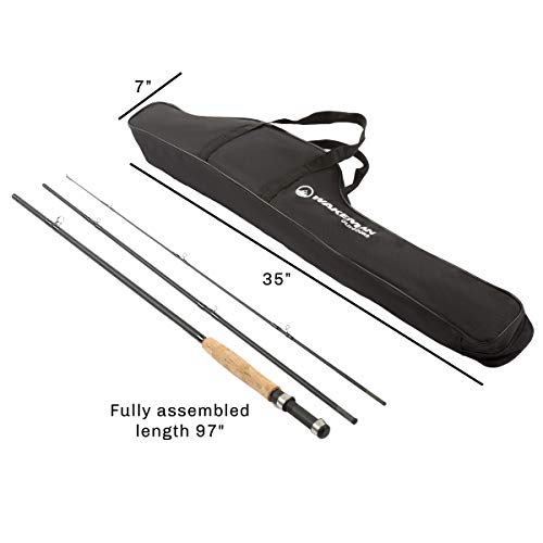 Wakeman 3-Piece Fly Fishing Combo Starter Kit