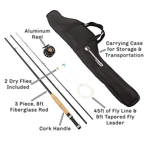 Wakeman 3-Piece Fly Fishing Combo Starter Kit