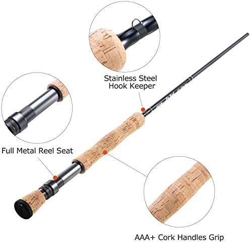 Goture Fly Fishing Rod 9FT Lightweight Travel Pole
