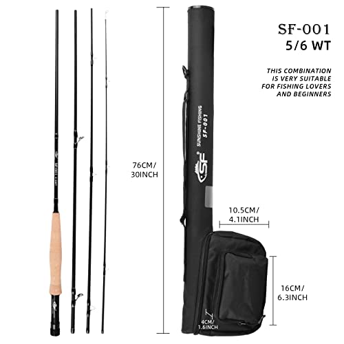 SF Fly Fishing Combo Kit: 5/6 Weight, 9FT