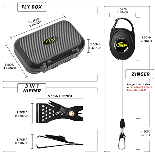 SF Fly Fishing Combo Kit: 5/6 Weight, 9FT