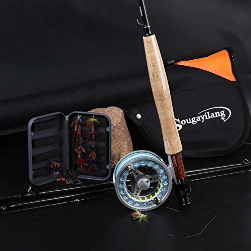 Sougayilang Fly Fishing Rod with Reel Combo Kit