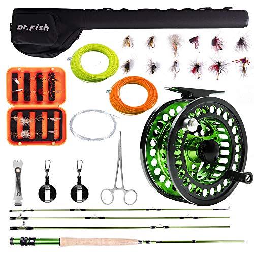 Dr.Fish 9ft Carbon Fly Rod Reel Combo Kit