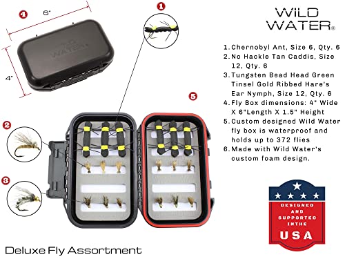 Fly fishing rod and reel combo starter pack