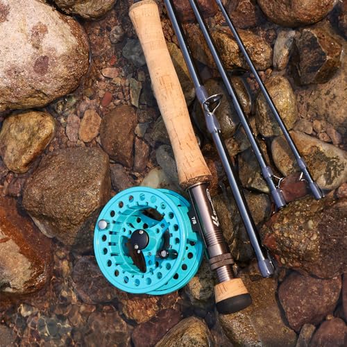Sougayilang Fly Fishing Combo Starter Kit (Turquoise #5)