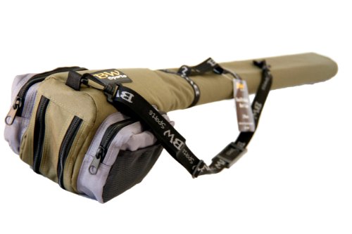 BW Sports Dual Fly Rod and Reel Case, 9ft, 2-Piece