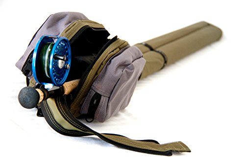 BW Sports Dual Fly Rod and Reel Case, 9ft, 2-Piece