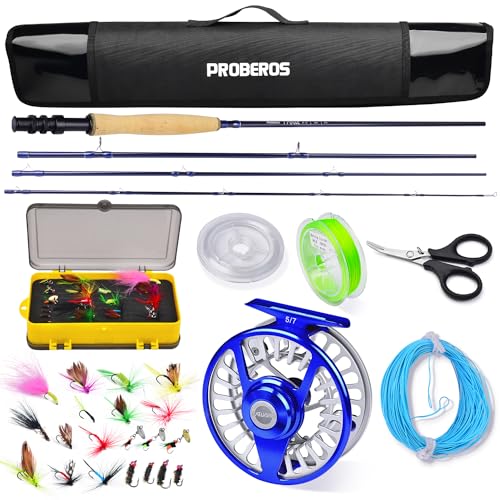 9' 6wt Fly Rod and Reel Combo Starter Kit
