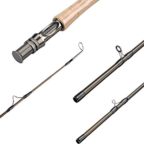 PLUSINNO Fly Fishing Combo: Lightweight 9’ Graphite Pole