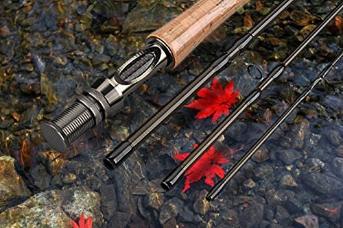 PLUSINNO Fly Fishing Combo: Lightweight 9’ Graphite Pole