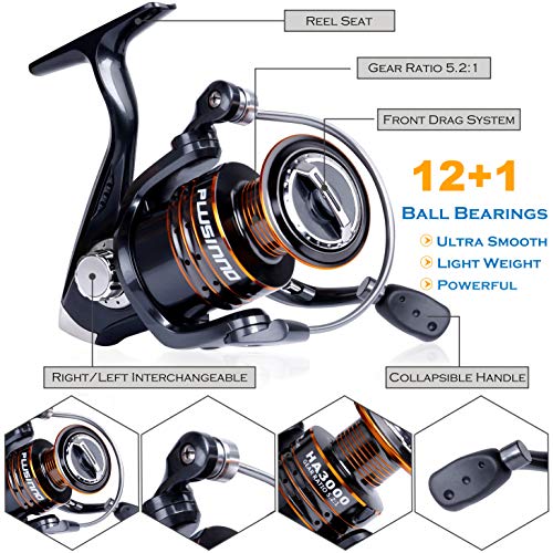 Bronze Warrior Telescopic Fishing Rod and Reel Combo