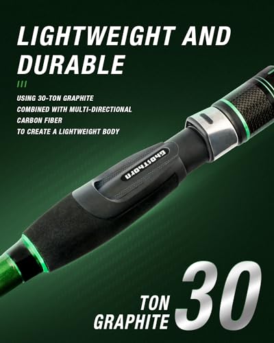 Ghosthorn Portable Telescoping Fishing Rod and Reel Combo