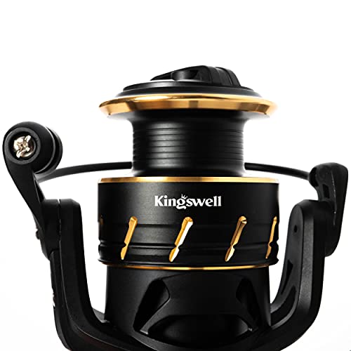 KINGSWELL Telescopic Fishing Rod Reel Combo, Graphite Pole