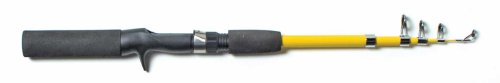 Eagle Claw Pack-IT Telescopic Spincast Rod, Yellow, 5.5ft
