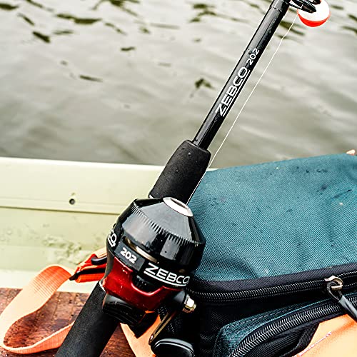 Zebco 202 Spincast Reel with Telescopic Fishing Rod