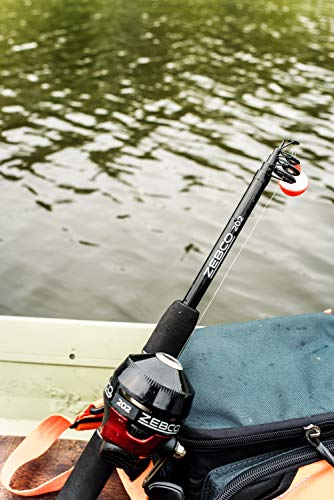 Zebco 202 Spincast Reel with Telescopic Fishing Rod
