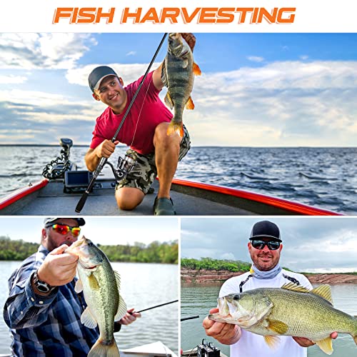 PLUSINNO Telescopic Fishing Rod and Reel Combos Set