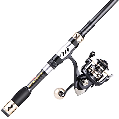 Sougayilang Fishing Pole Kit, Telescopic Rod and Reel Combo