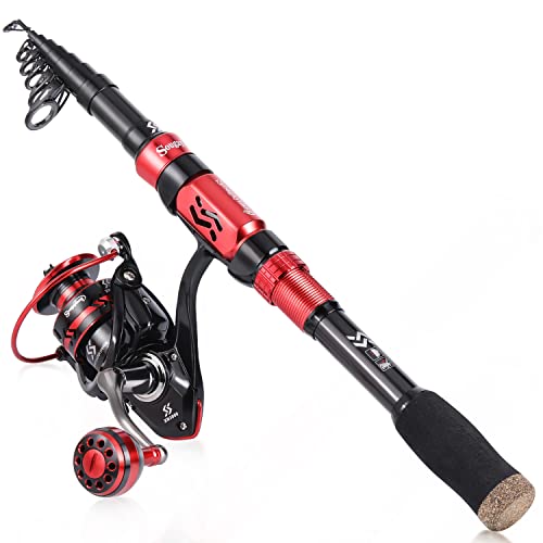 Sougayilang Portable Telescopic Fishing Rod Combo - 1.8M