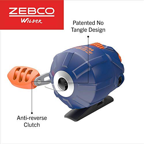 Kids Zebco Wilder Spincast Reel Combo with Telescopic Rod
