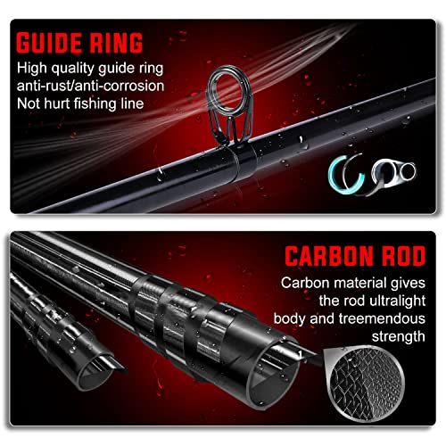 Sougayilang Portable Telescopic Fishing Rod Combo - 1.8M